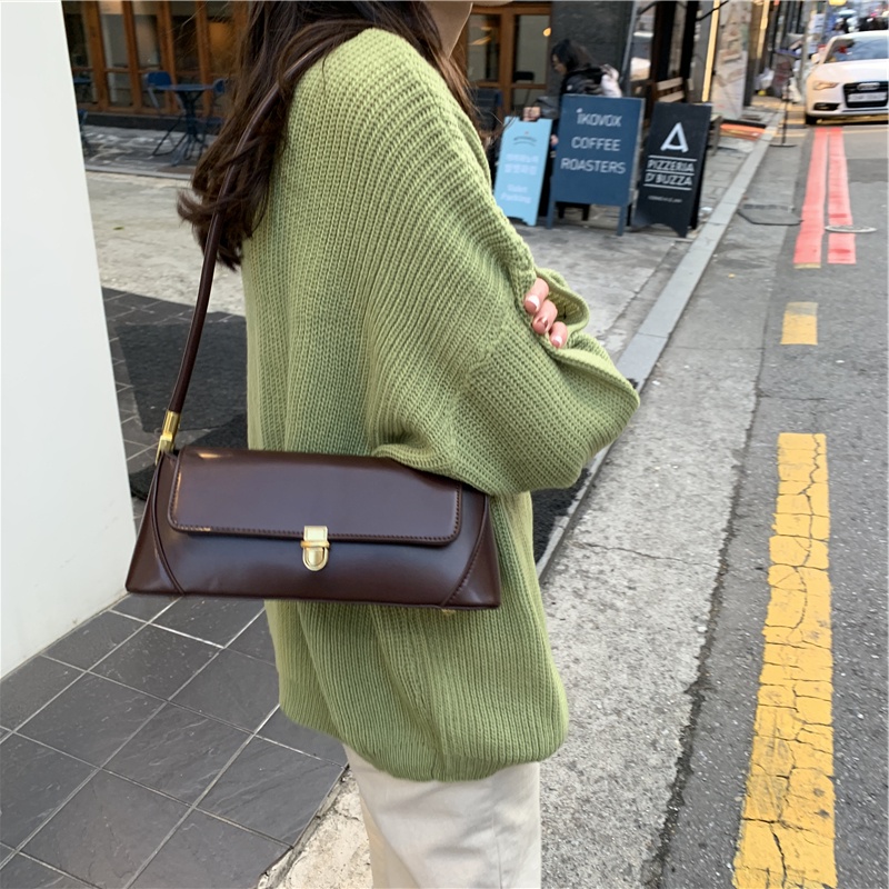 IELGY Túi đeo dưới cánh tay Thời Trang Đơn Giản Dành Cho Nữ