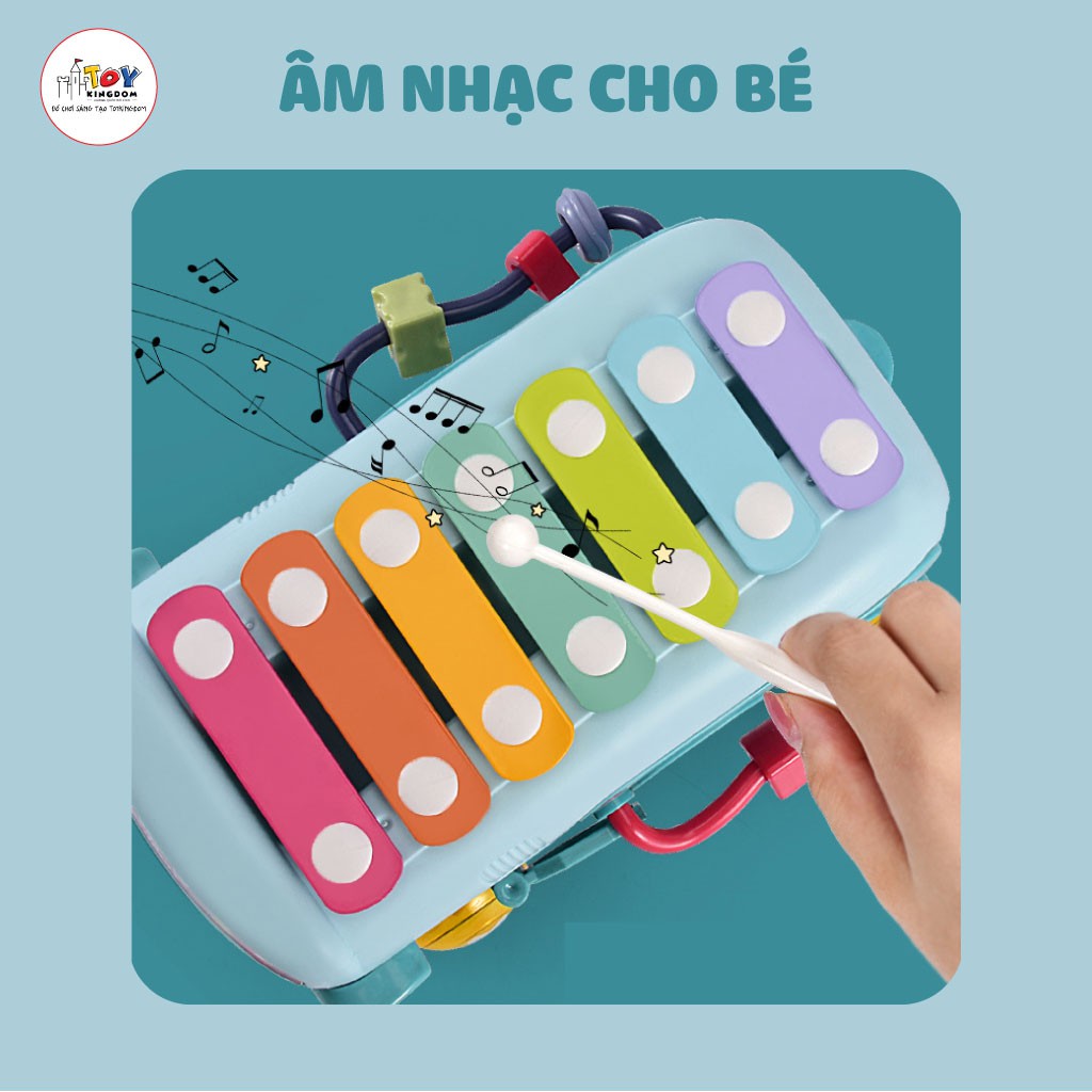 Đồ Chơi Xe Ô Tô Thả Hình Âm Nhạc, Có Đèn Và Đàn Gõ