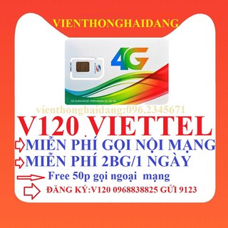 SIM V120 VIETTEL--SIM VIETTEL V120--SIM V120