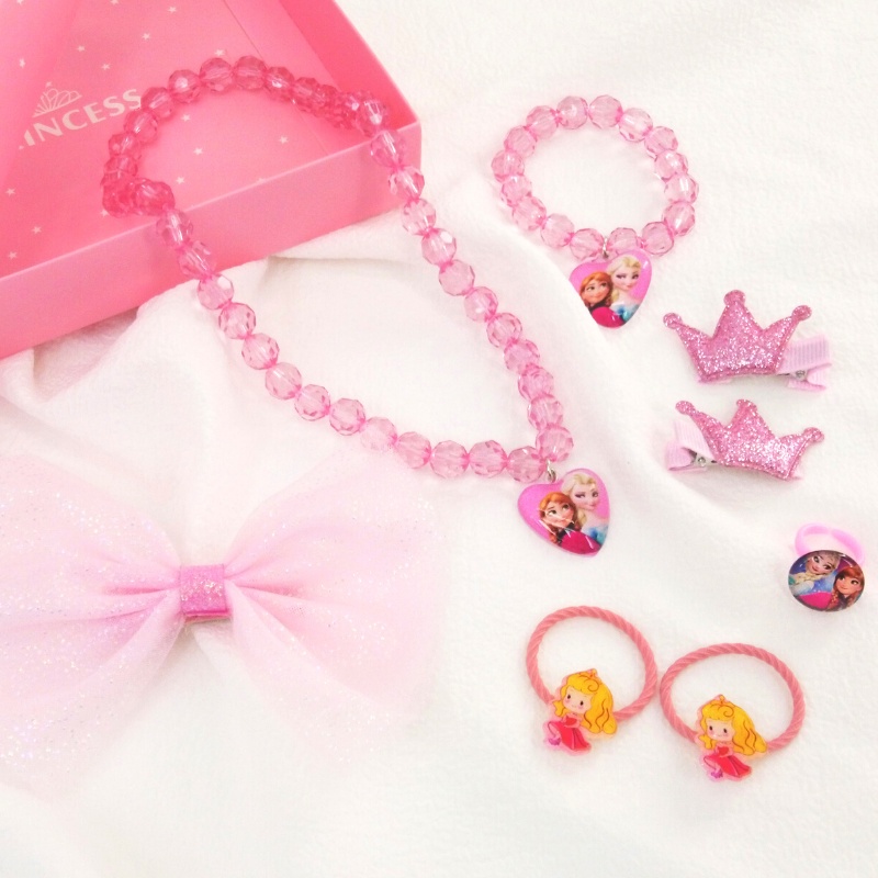 Set 8 Phụ Kiện Tóc/Kẹp Tóc/Kẹp Tóc/Băng Đô Kiểu Công Chúa Xinh Xắn Cho Bé