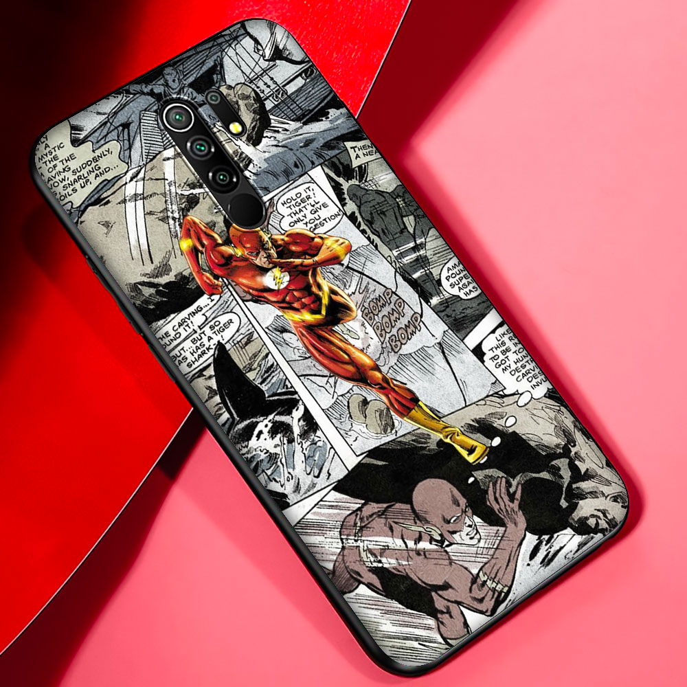 Ốp Điện Thoại Tpu Silicon Mềm Hình Batman Spider Man Cho Redmi Note 5 5pro 6pro 6 7 7pro 8 8t 9 9s 9pro Max Tl38