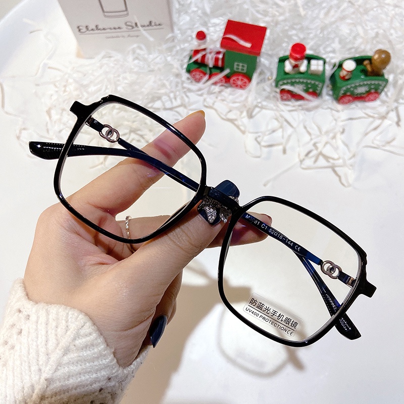 Mắt Kính Gọng Vuông Chống Ánh Sáng Xanh Thời Trang Cho Nam Nữjz3081