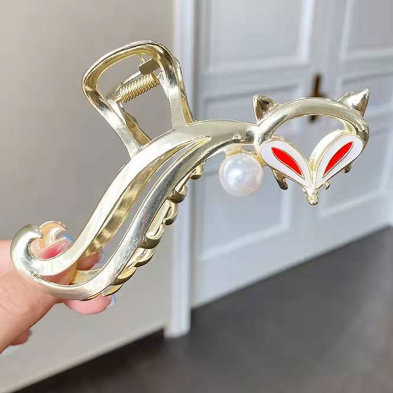 Kẹp Tóc Cỡ Lớn Bằng Hợp Kim Thời Trang Thu Đông Cho Nữ