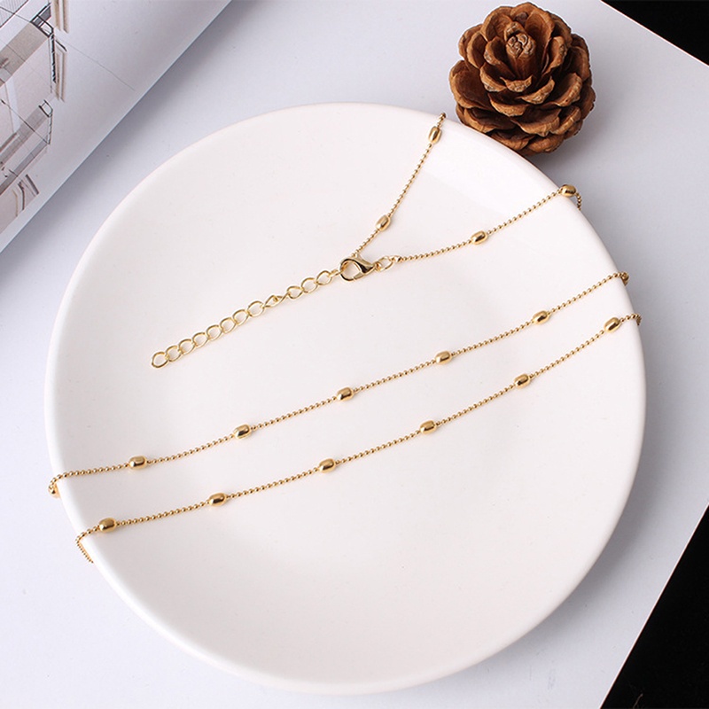 Thắt lưng chuỗi hạt bằng đồng đơn giản cho nữ