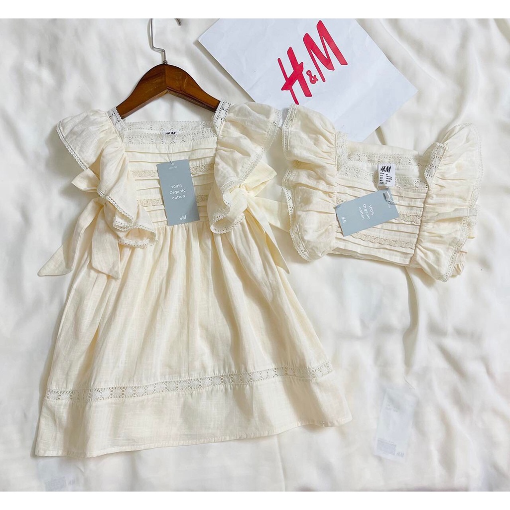 ĐẦM HM REN KEM RẤT XINH CHO BÉ 9-25KG