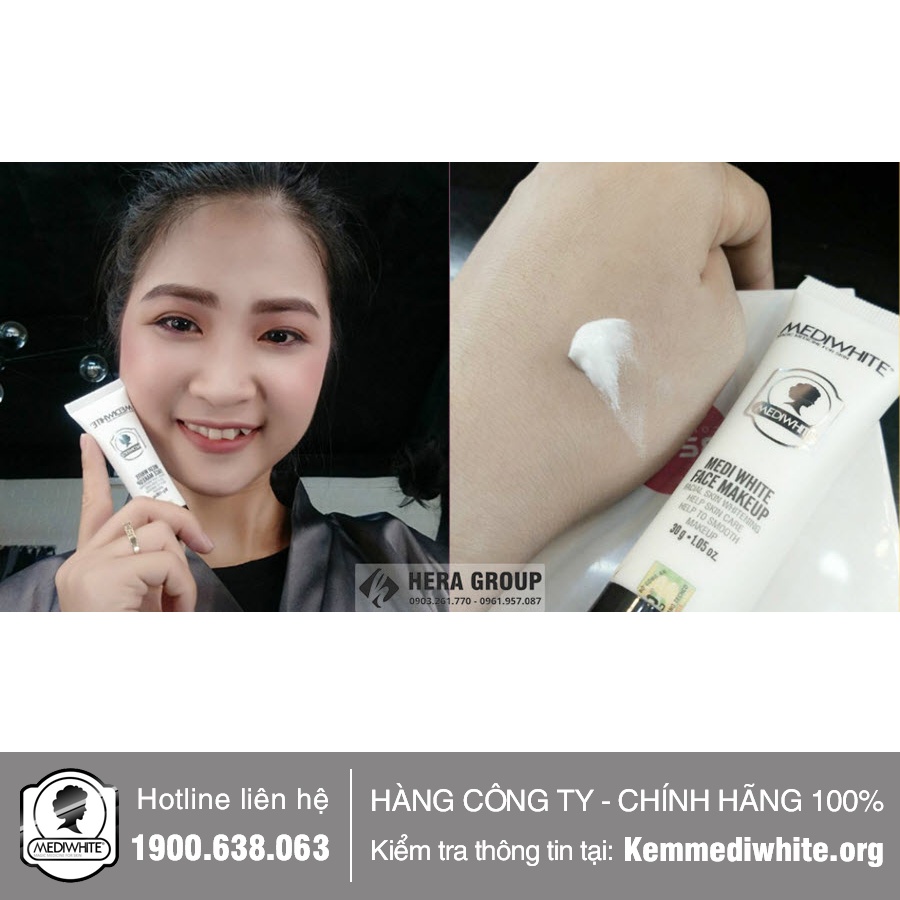 Kem Trang Điểm Trắng Da Medi White Chính Hãng - Medi Face Makeup - Kem Trang Điểm Chống Nắng Trắng Da Medi White | BigBuy360 - bigbuy360.vn