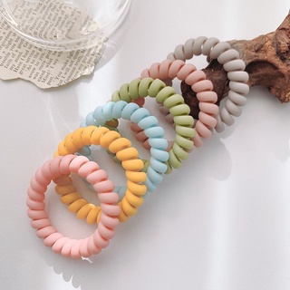 Set 2 ây cột tóc lò xo nhỏ màu pastel