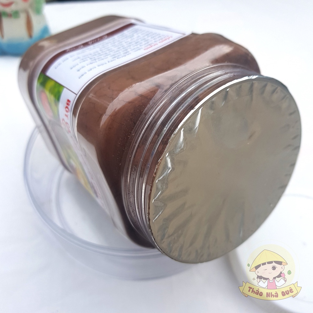 Bột cacao Daklak không đường nguyên chất 100% loại 1 lọ 500g