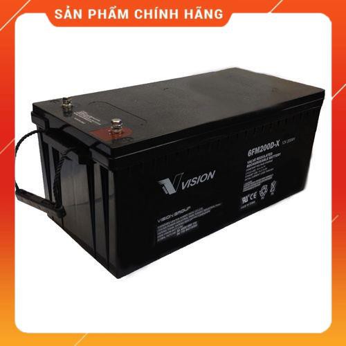 SẢN PHẨM CAO CẤP ẮC QUY VISION 12V-200AH (6FM200D-X) DÒNG XẢ SÂU