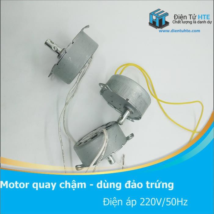 Motor quay chậm - Motor đảo trứng 220V [HTE-PLK-CN2]