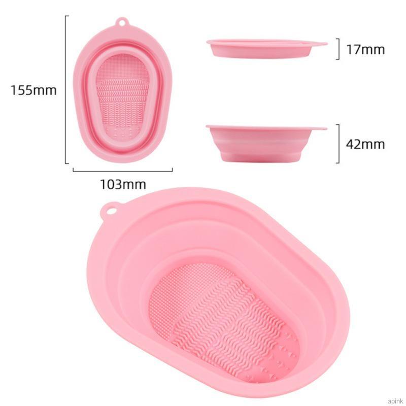 Miếng Silicone Vệ Sinh Cọ Trang Điểm Gấp Gọn Tiện Lợi