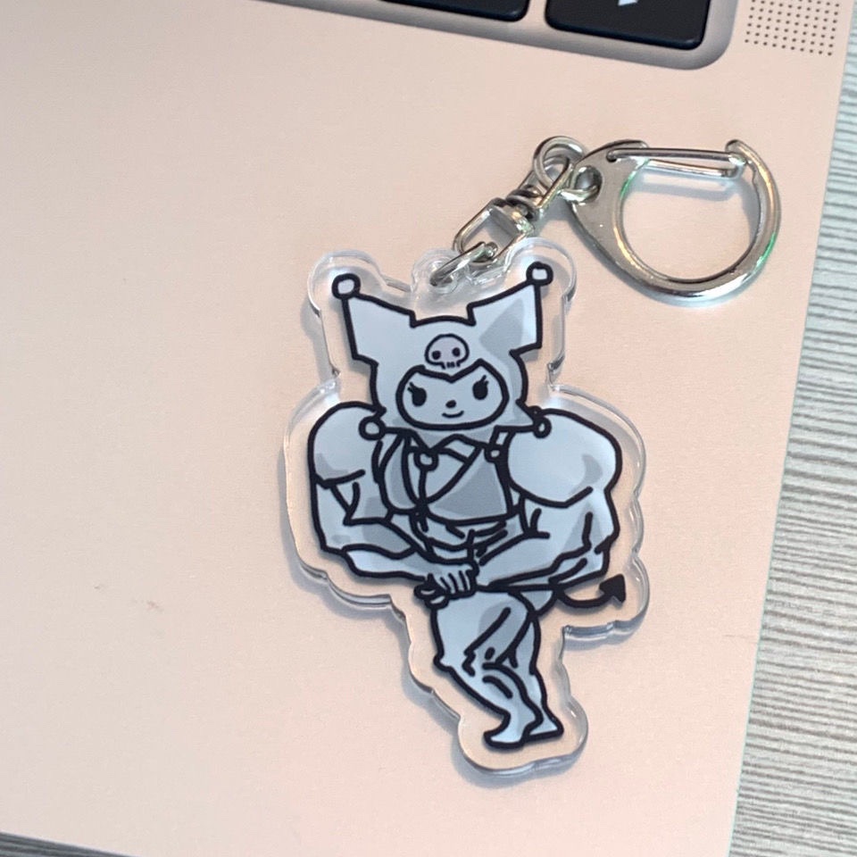 SANRIO Mới Móc Khóa Họa Tiết Kuromi Dễ Thương Bắt Mắt