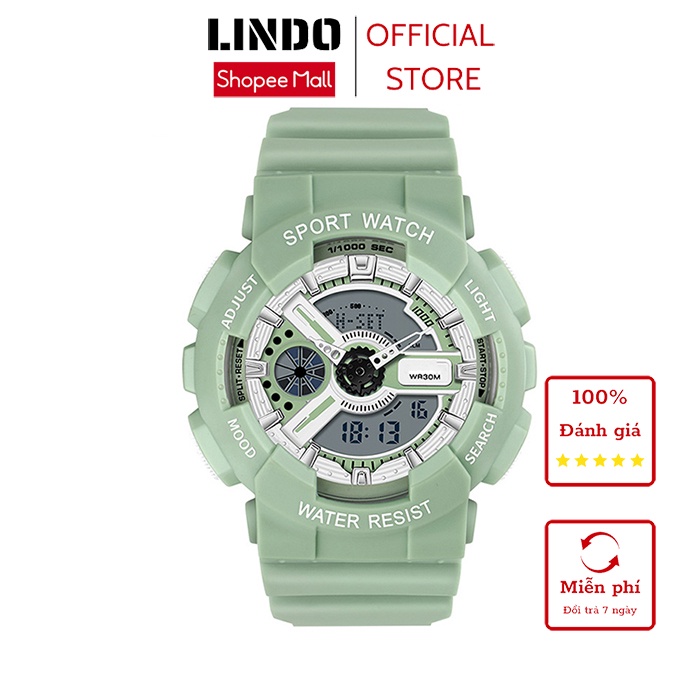 Đồng Hồ Điện Tử Thể Thao Nữ D-ZINER NTT23 Đa Chức Năng Chống Nước Chống Va Đập Chính