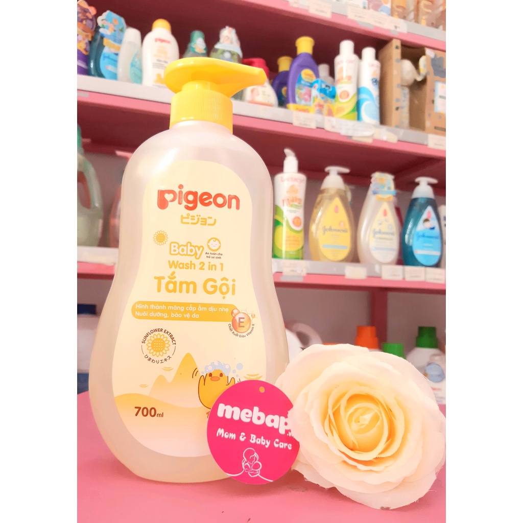 TẮM GỘI PIGEON 700ml DÀNH CHO DA NHẠY CẢM