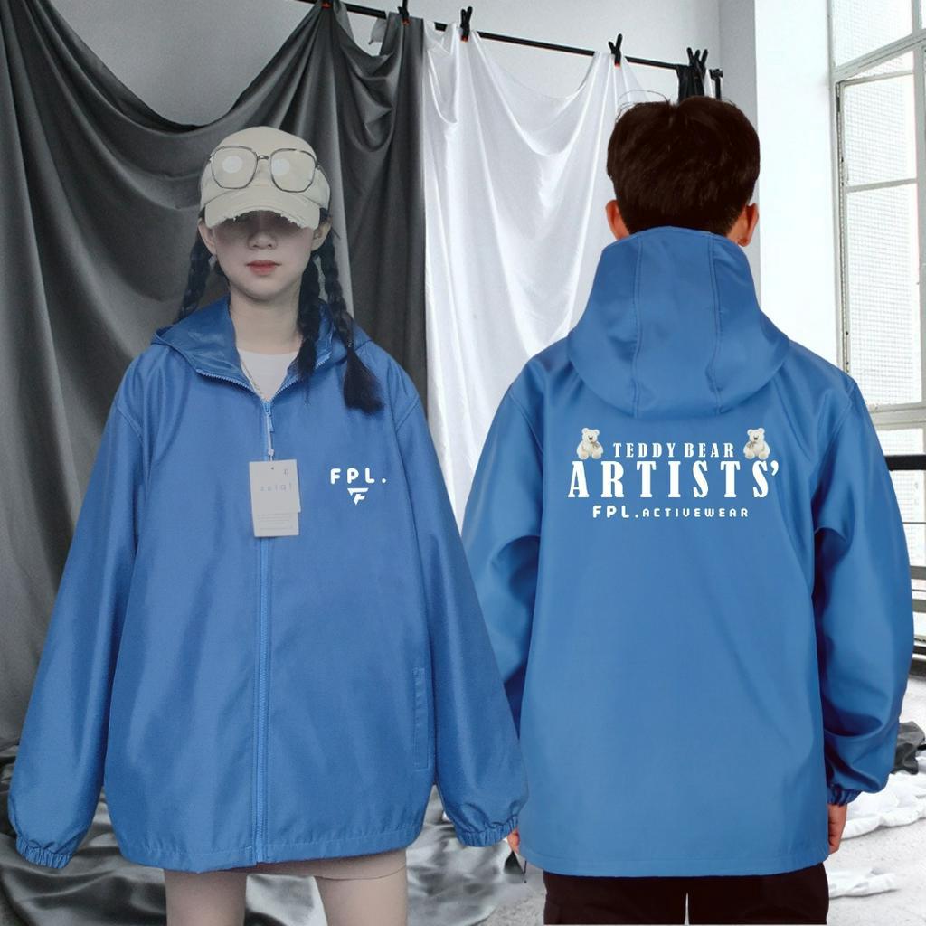 Áo khoác gió nam nữ unisex 2 lớp HADY 0393 Jacket có mũ khóa kéo