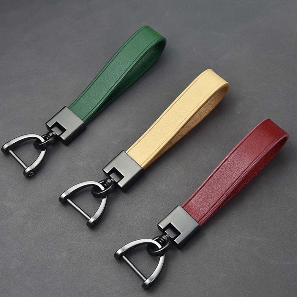 Giá Đỡ Chìa Khóa Xe Hơi Bằng Da PU Nhiều Màu Tùy Chọn Tiện Dụng Cho Nam Và Nữ