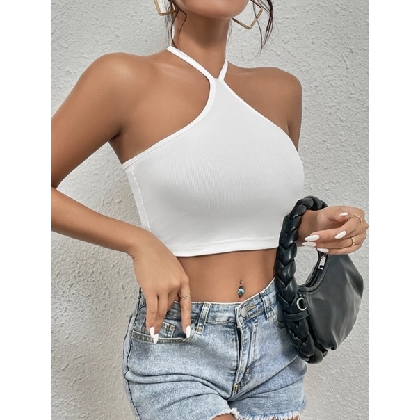 ÁO CROPTOP CỔ YẾM [ BIGSIZE SIZE LỚN ] 55KG-100KG