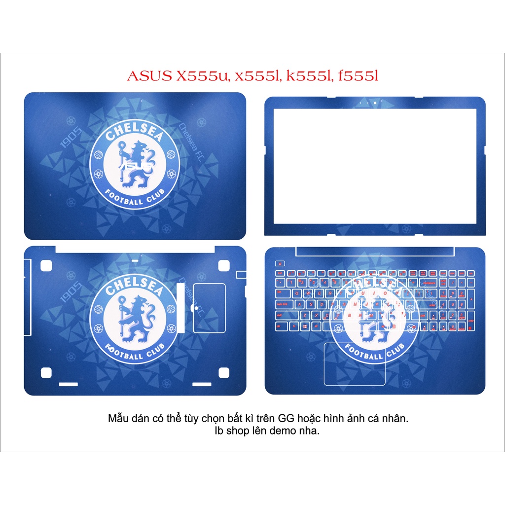 Skin dán cho laptop Asus X555U , X555L , K555L  CÁC DÒNG  Asus ExpertBook  , TUF Gaming , Vivobook GIÁ SỐC