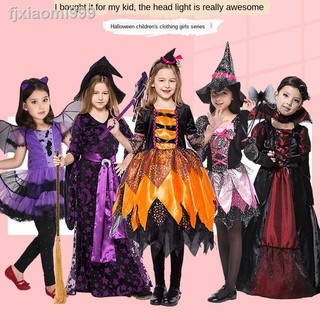 Fj Hàng Có Sẵn Trang Phục Búp Bê Ma Cà Rồng Halloween Phong Cách Mới Cho Bé Gái