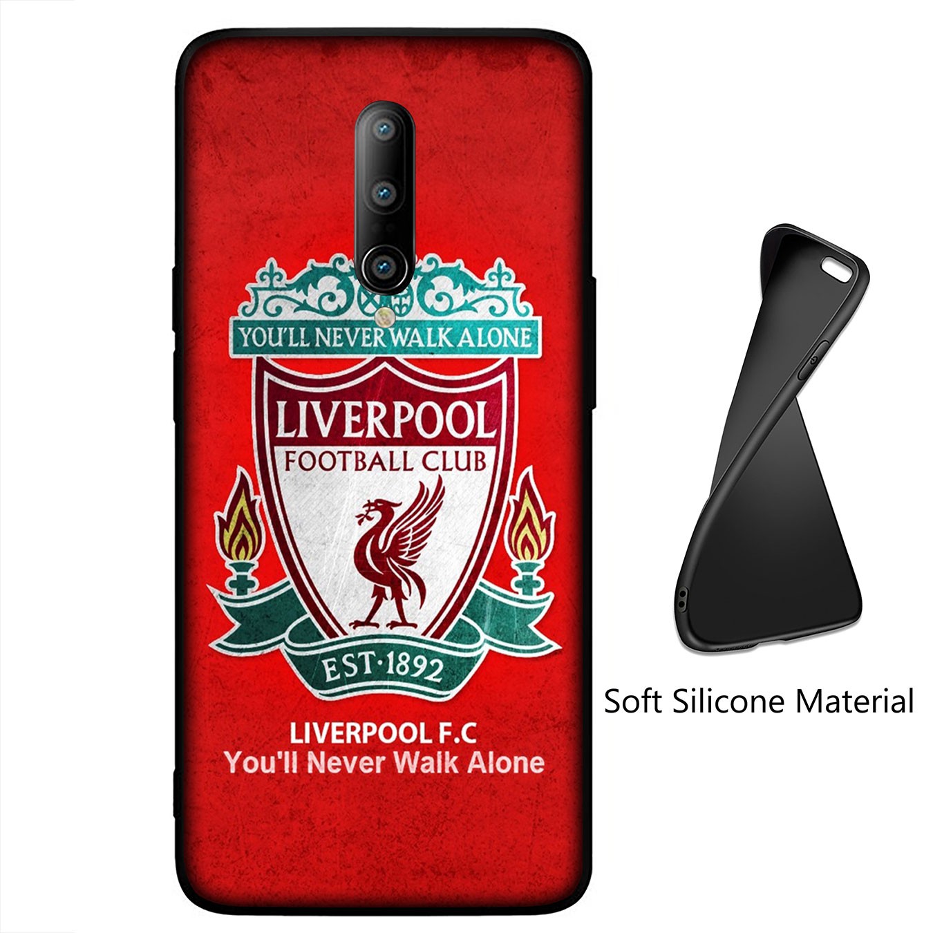 Ốp Điện Thoại Silicon Mềm In Logo Liverpool Cho Samsung Galaxy A9 A8 A7 A6 Plus J8 2018 + A21s A70 M20 A6 + A8 + F10
