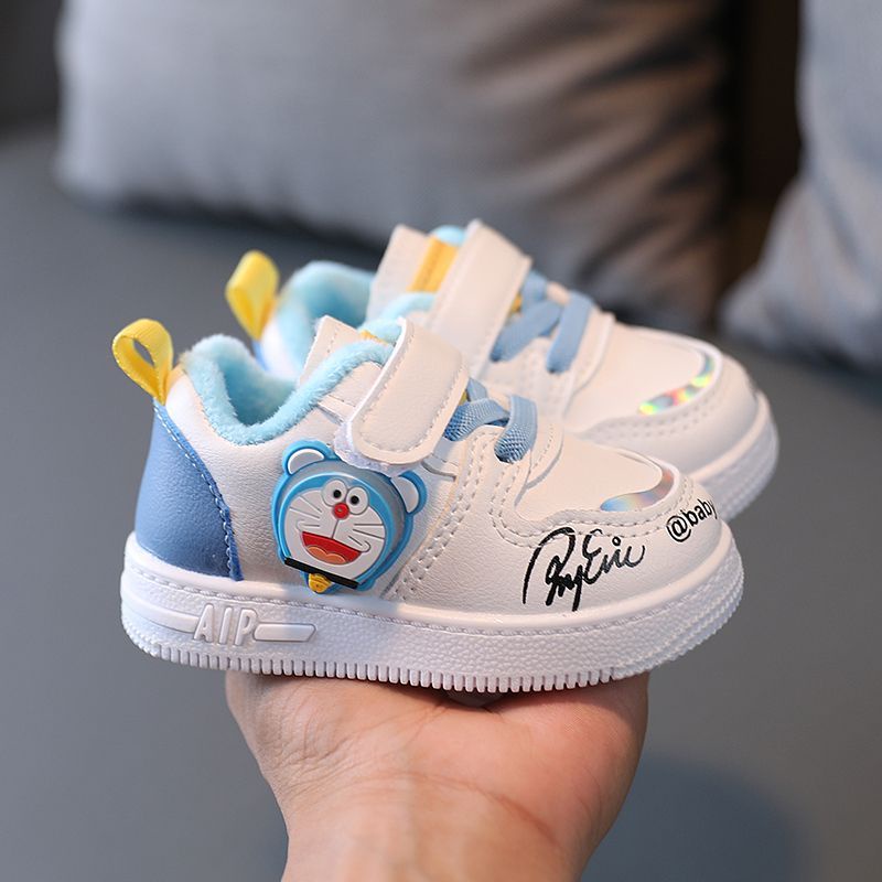 Giày Thể Thao Quai Dán Đế Mềm Thời Trang Dành Cho Trẻ 0-2 Tuổi