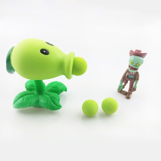 Bộ tượng mô hình phong cách game Plants Vs Zombies