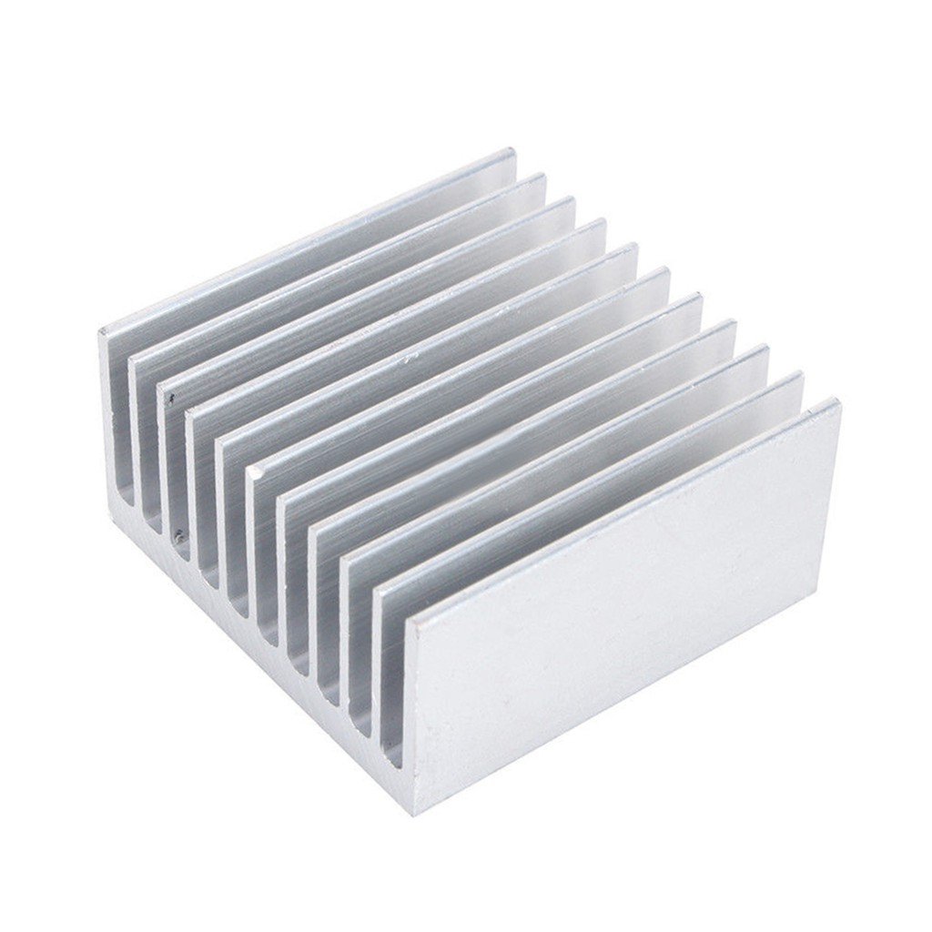 1 Bộ Tản Nhiệt 11 Răng Màu Trắng Bằng Nhôm Kích Thước 40mm * 40mm * 20mm