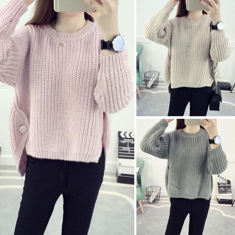 Áo Sweater Nữ Kiểu Hàn Quốc Thời Trang Xuân Thu