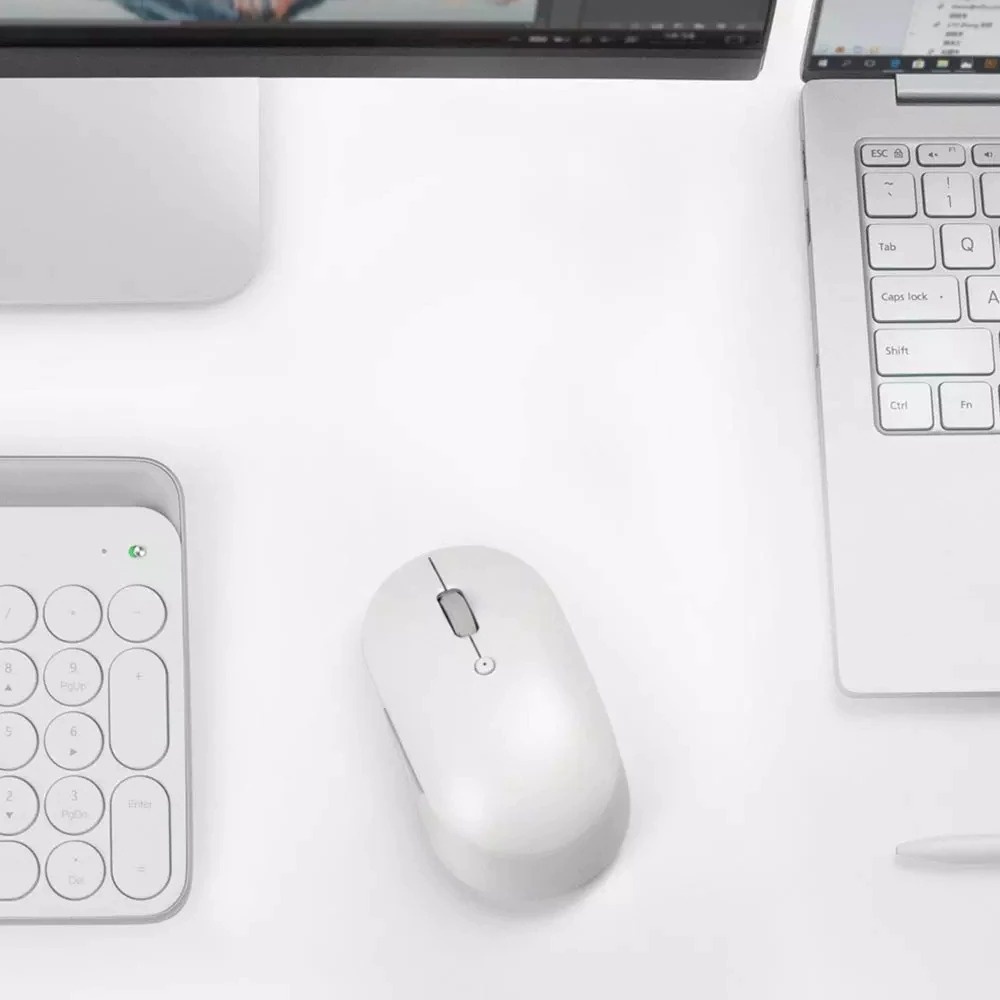 Chuột máy tính không dây thông minh Xiaomi Dual Mode Wireless Silent Edition - 2 chế độ USB Bluetooth