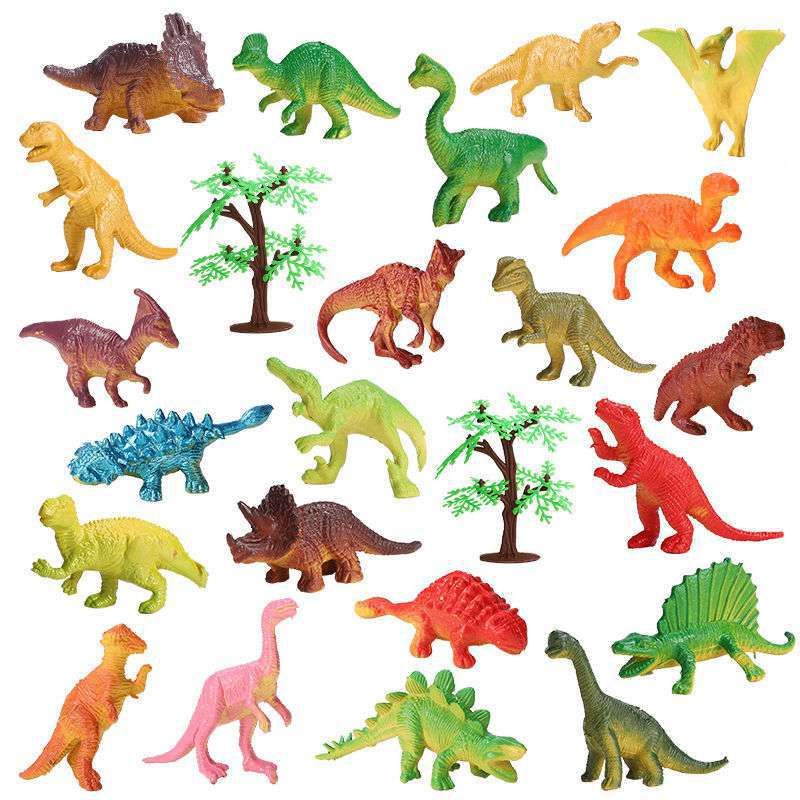 Mô hình 22 khủng long mini xinh xắn