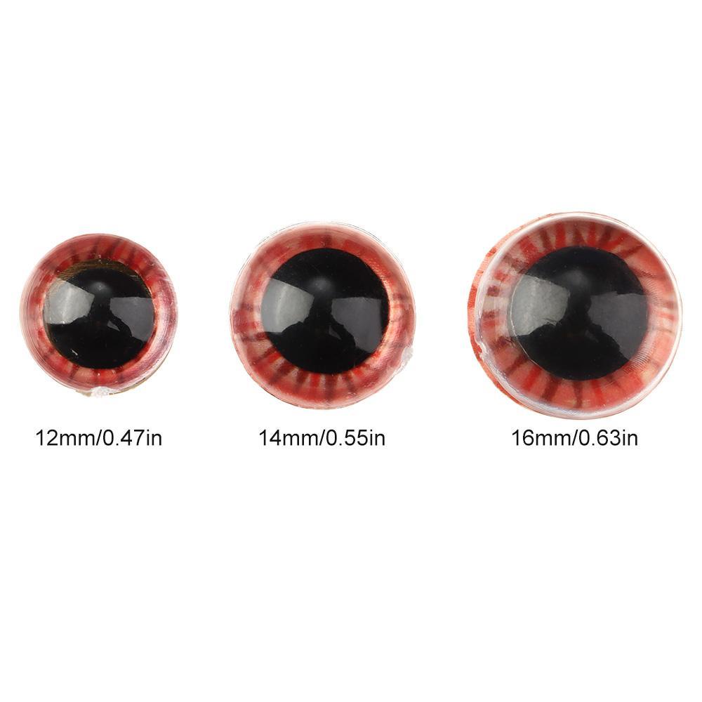 LUOL Set 10 / 5 Cặp Mắt Nhựa Kèm Vòng Đệm Cho Búp Bê