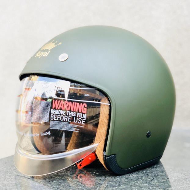 Mũ Bảo Hiểm Royal M139 Kính Âm, nón bảo hiểm 3/4 cao cấp nhất của Royal Helmets - ASA HELMETS