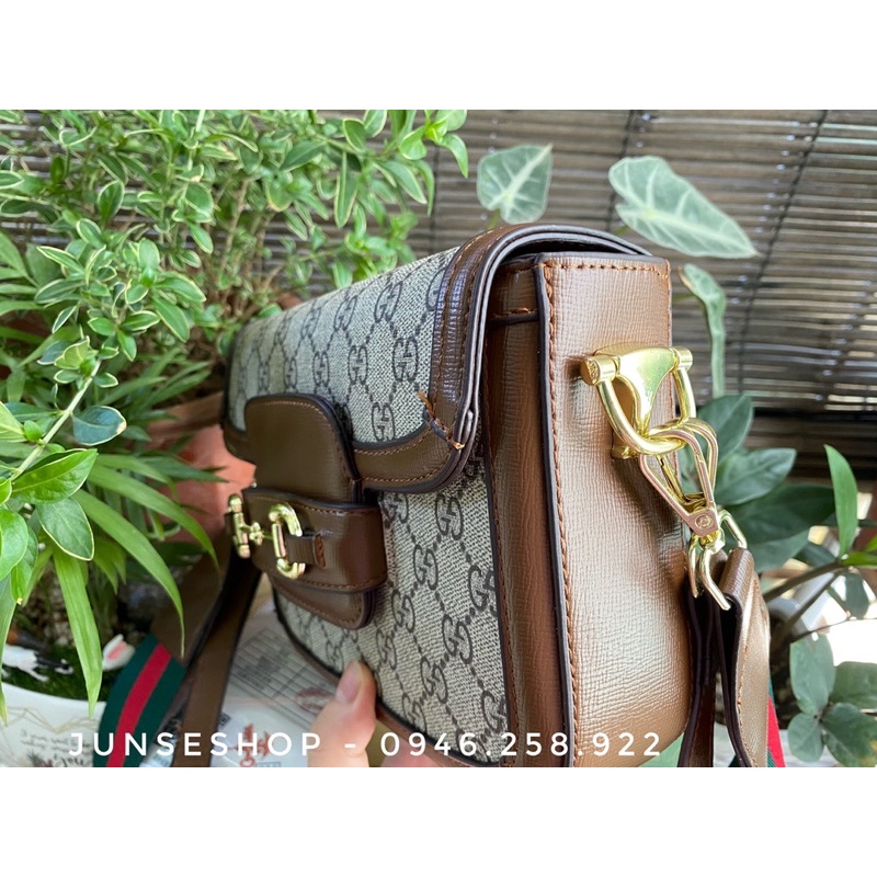 [Sẵn] Túi Đeo Chéo Chư GGG Hà Hồ 2 Dây Bản Đẹp Sz 20 Fullbox