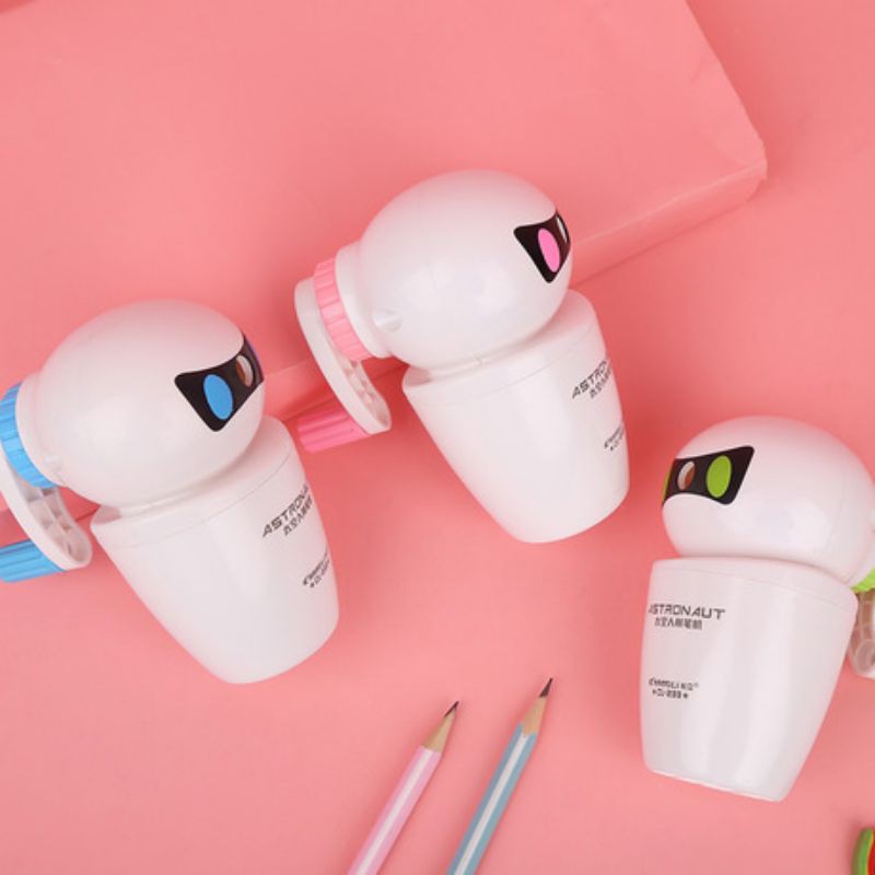 Gọt bút chì quay tay không làm gãy chì, đủ mẫu siêu cute