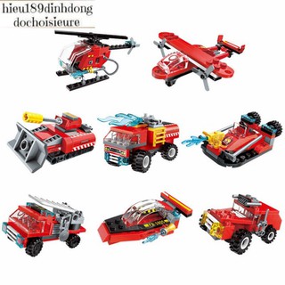 Lắp ráp xếp hình 1805 : Xe Cứu Hỏa