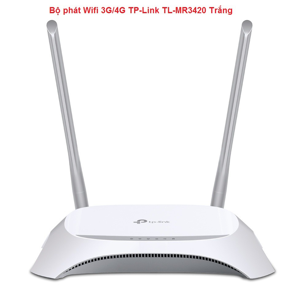 [Mã ELMS05 giảm 5% đơn 300k]Bộ phát Wifi 3G/4G TP-Link TL-MR3420 Trắng | BigBuy360 - bigbuy360.vn