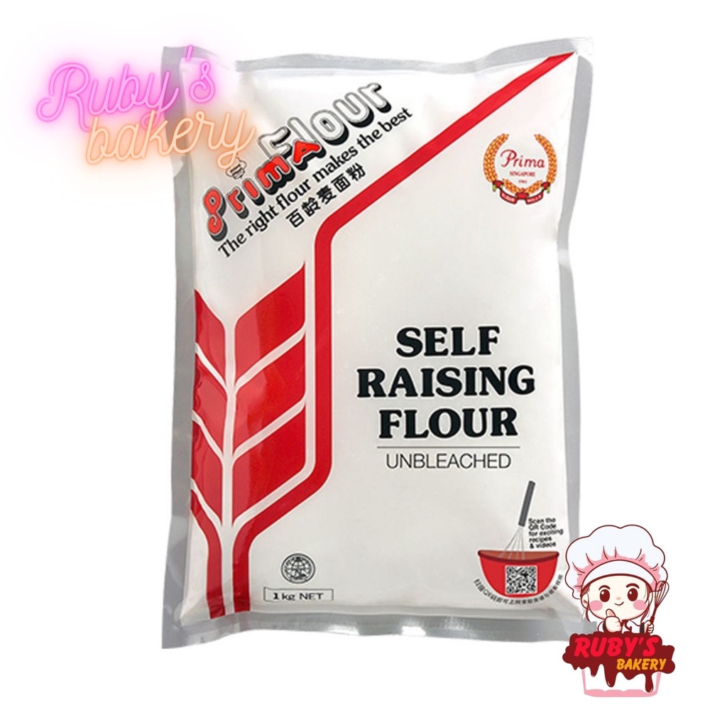 Bột Mì không tẩy trắng PRIMA số 8/ số 10/số 11/ số 13 gói 1kg - Singapore