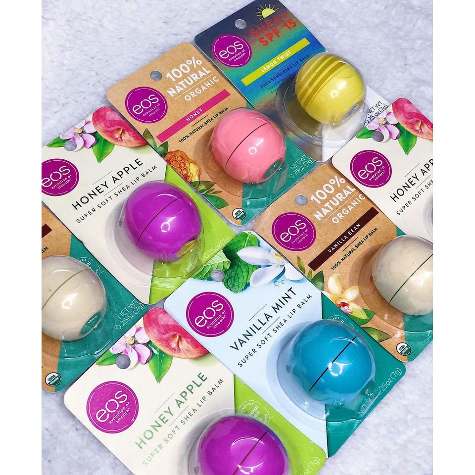 Son trứng duỡng môi EOS USDA Organic Smooth Lip Balm
