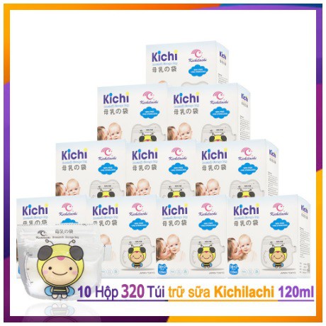 Sỉ 10 hộp túi trữ sữa Kichilachi