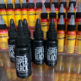 Mực xăm Trung Cấp Intenze Zuper Black 30ml ( hàng có sẵn )