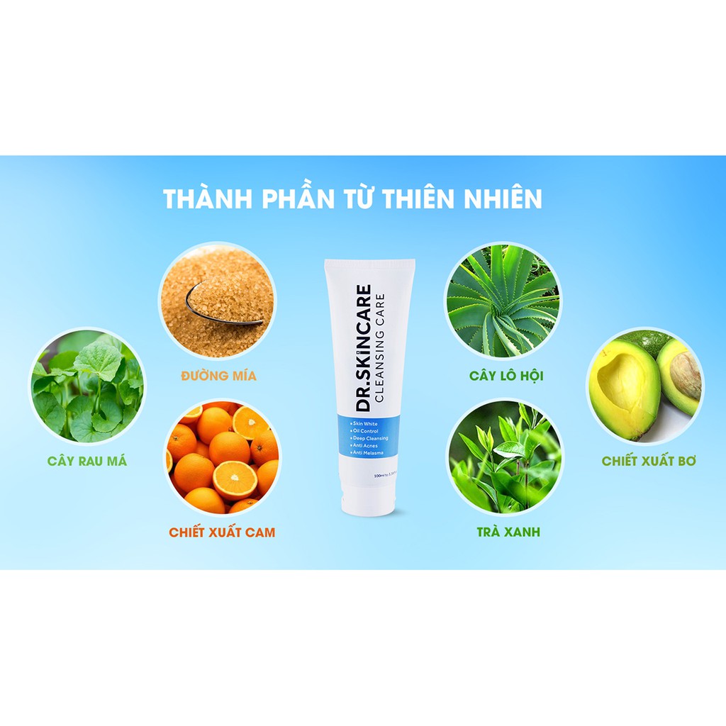 SỮA RỬA MẶT SINH HỌC DR SKINCARE Tặng 1 mặt nạ Dr Skincare