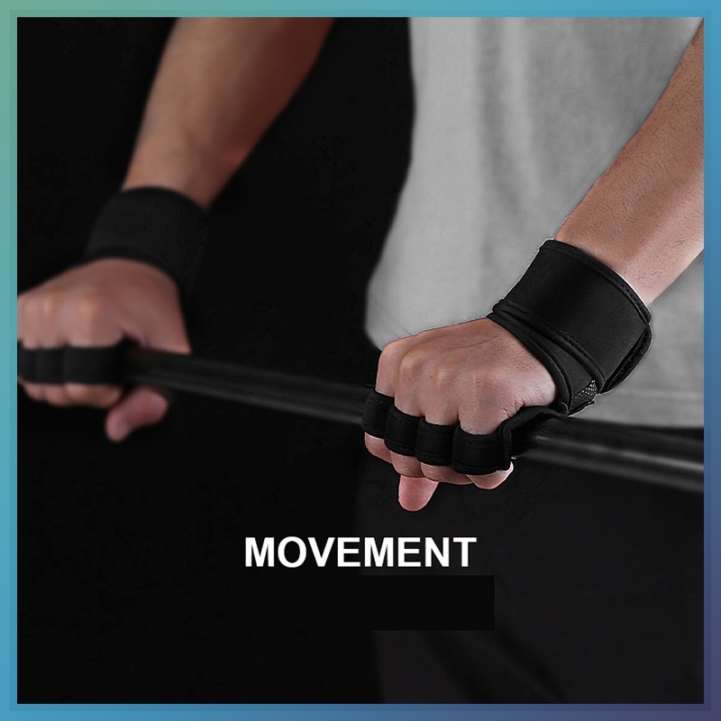 Băng Cổ Tay Tập Gym Bao Tay thể thao chống trơn trượt Bảo Vệ Cổ Tay khi tập tạ