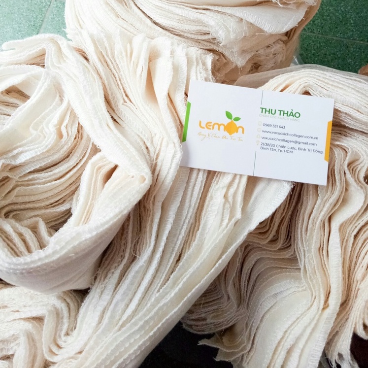 Khăn vải làm đậu hũ - Khăn gói đậu phụ khổ 1m chất liệu cotton 100%