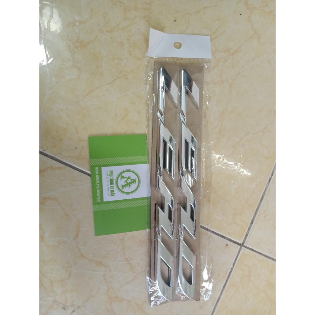 Bộ tem nổi dán xe Lead 2009 - 2012  màu Bạc