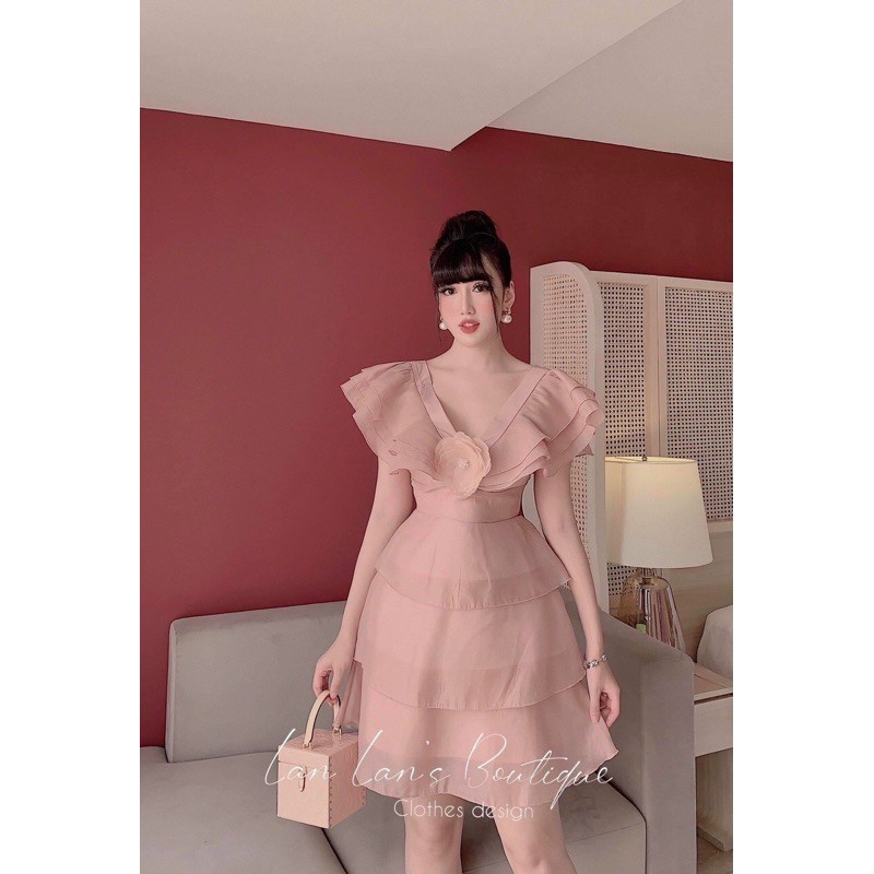 265k đầm tơ nude