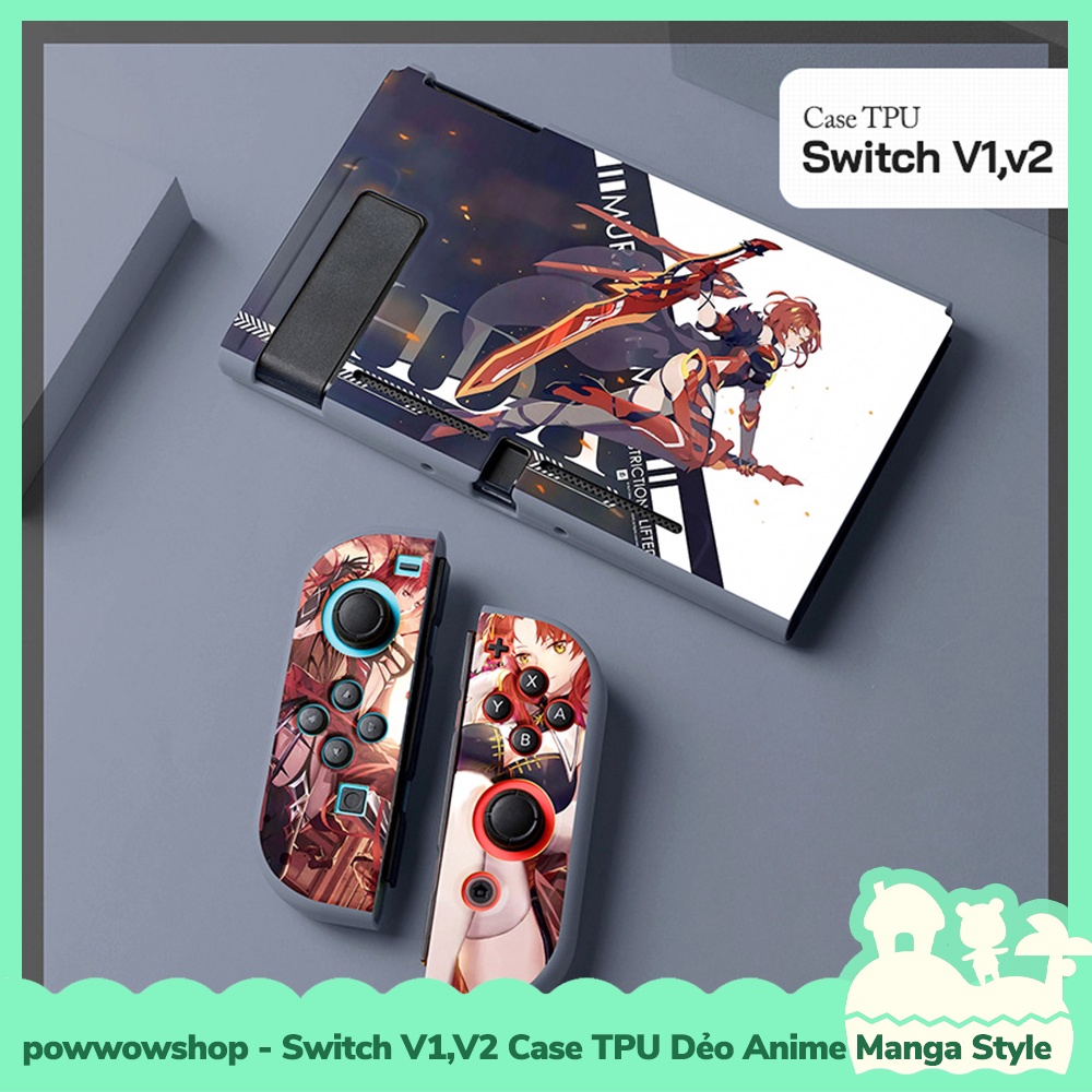 Switch V1,V2 50 Mẫu Phụ Kiện Case Ốp TPU Dẻo Cho Máy Game Cầm Tay Nintendo Switch V1, V2 Anime Manga