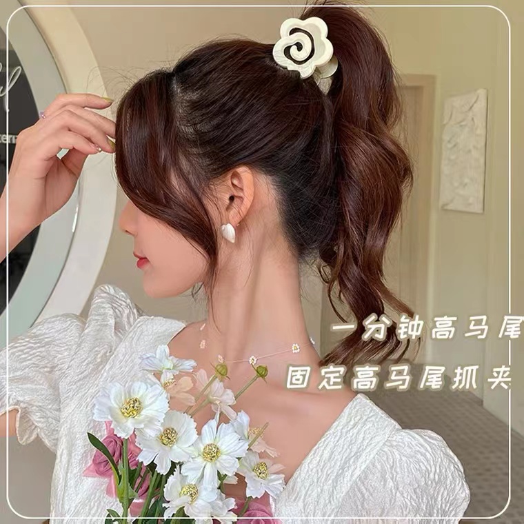 Kẹp Tóc Hình Hoa Trà Phong Cách Nhật Bản Thanh Lịch Cho Nữ