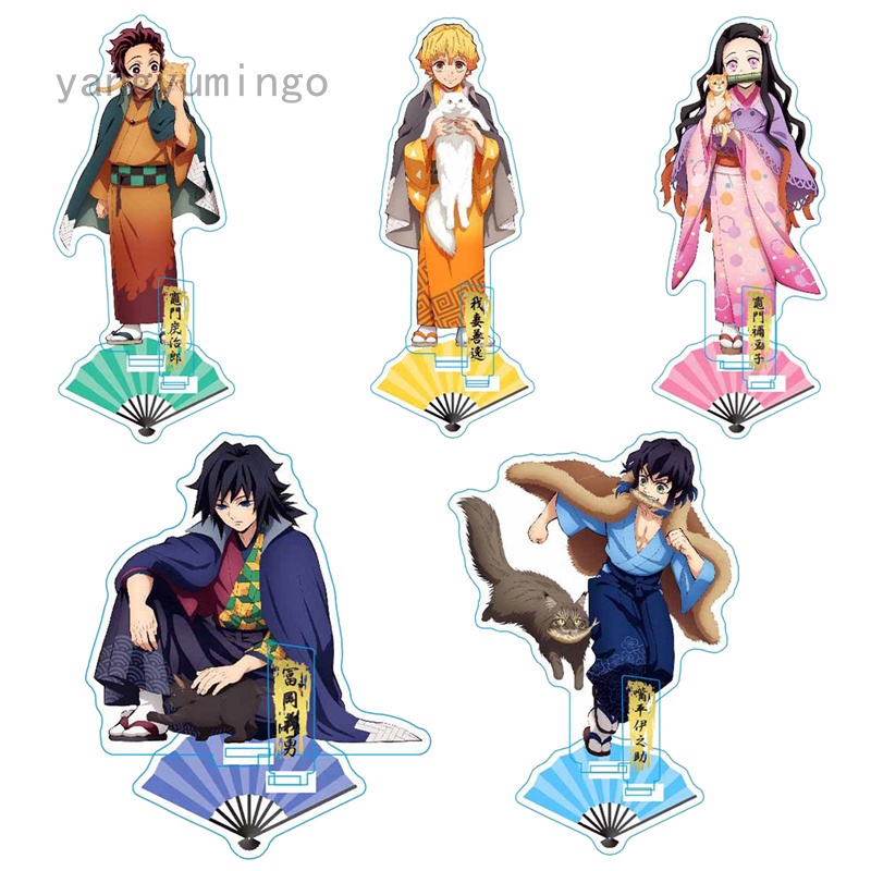 1 Mô Hình Nhân Vật Anime Demon Slayer Kimetsu No Yaiba Tanjirou Kamado Bằng Acrylic Có Giá Đỡ Để Bàn Trang Trí