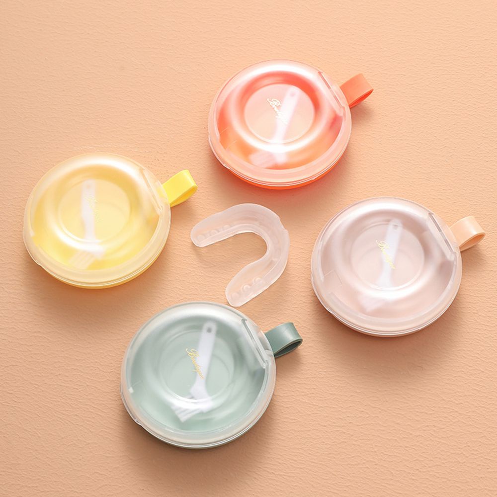 [Hàng mới về] Hộp đựng dụng cụ chỉnh nha nhỏ gọn nhiều màu tùy chọn tiện dụng cho người cao tuổi