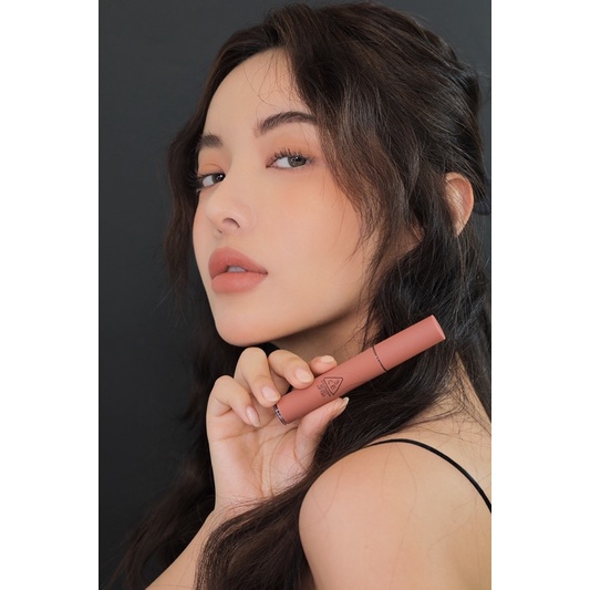 Son 3CE Velvet Lip Tint Like Gentle hồng nude be